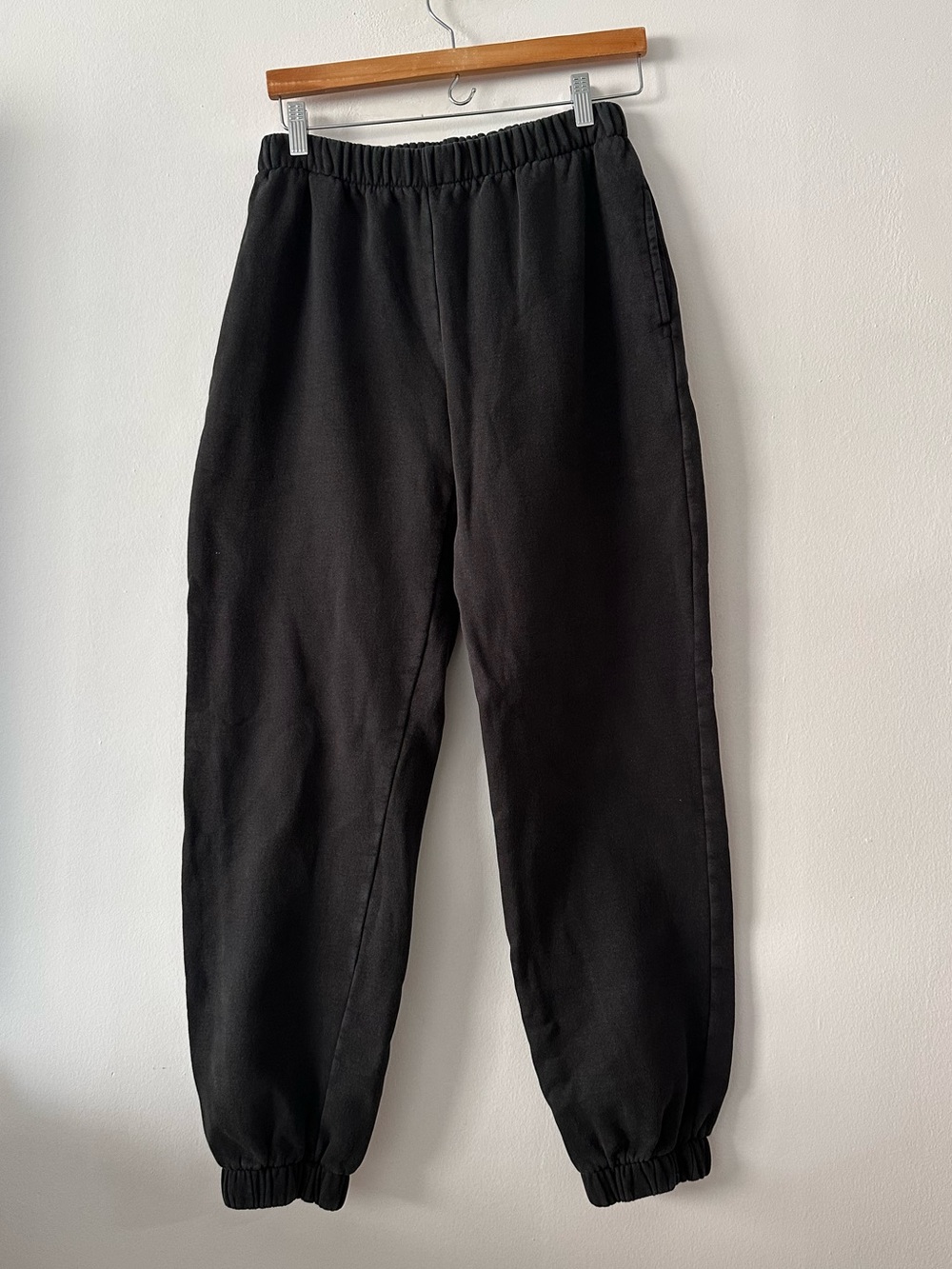 Brandy Melville Sweatpants Dark Grey Gathered Bottom one size